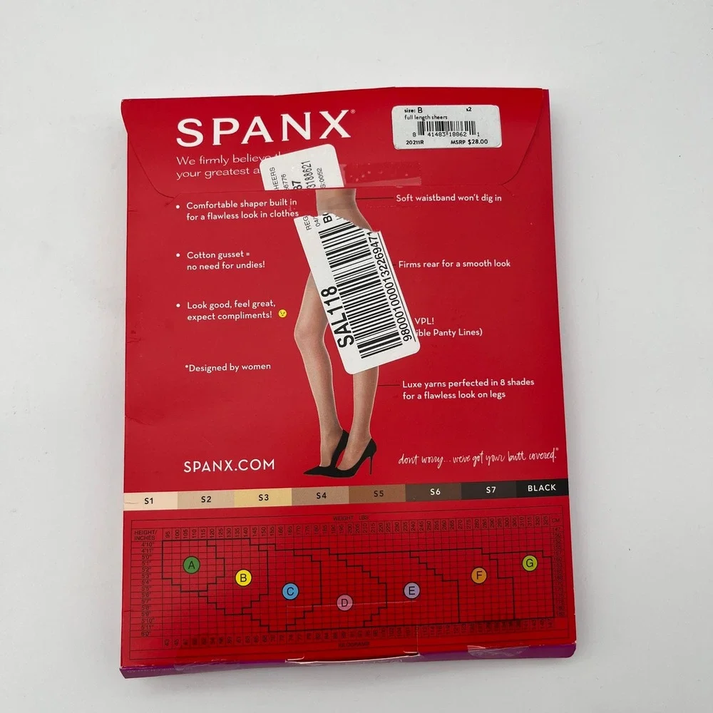 Spanx Hosiery Womens B Nude High-Waisted Shaping Sheers Firm Believer Lot of 3‎